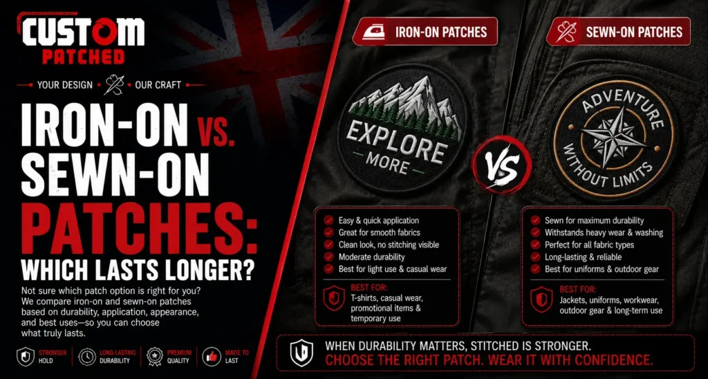 Iron-On vs Sewn-On Patches Which Lasts Longer