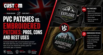 PVC Patches vs Embroidered Patches Pros, Cons and Best Uses